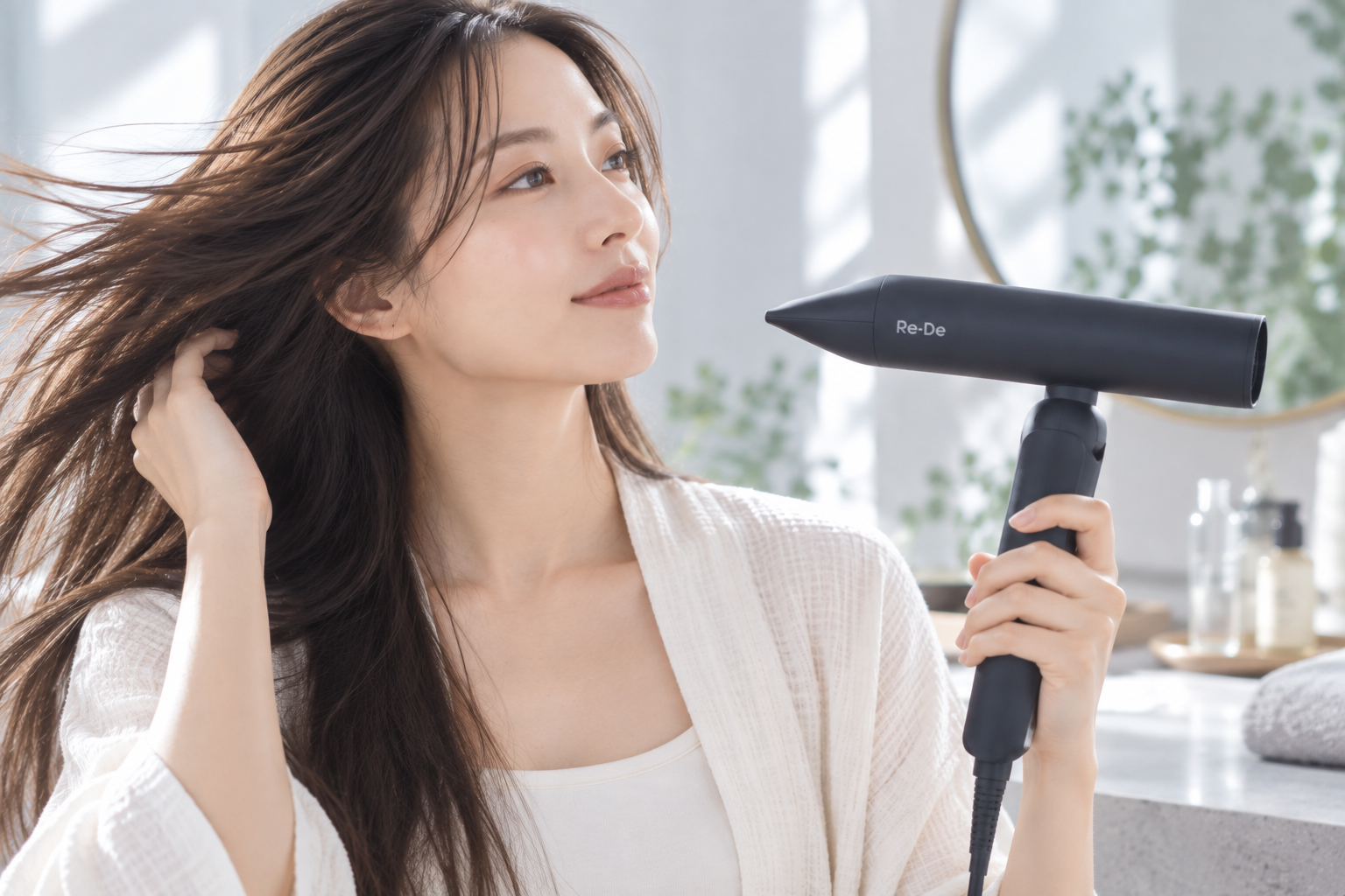 リデ,ヘアドライ,ドライヤー,爆風,ヘアケア
